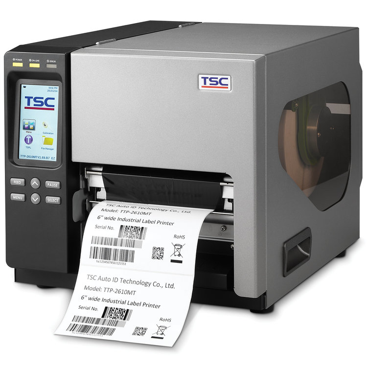 TSC Drucker TTP-2610MT für breite Etiketten