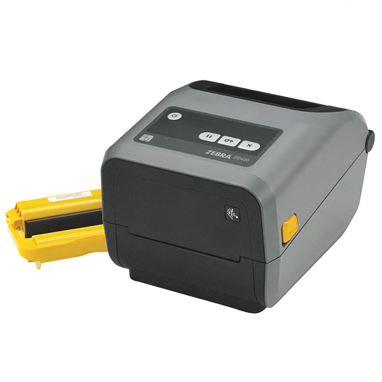 Zebra ZD421c - Kompakter Desktopdrucker mit einfachem Materialwechsel dank Cartridge