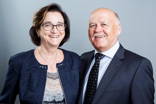 Gründungsmitglieder Peter und Sylvia Neuhaus